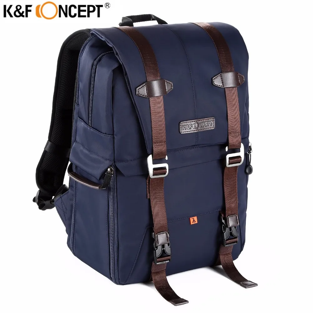 K&F CONCEPT Shockproof Camera Backpack Waterproof Multifunctional Travel/Photo/Video/Tripod Bag Wit