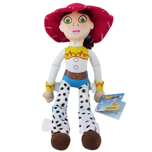 Pixar Toy Story 3 Plush 15.6" JESSIE Doll Woody & Bullseye