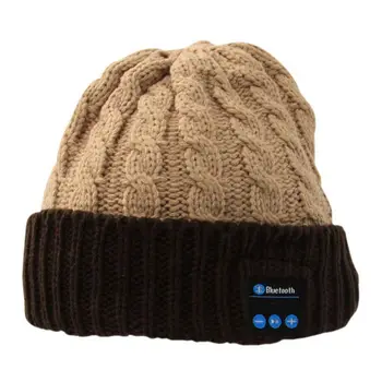 

Wireless Bluetooth Headphones Deep Bass Music Caps Warm Beanies Winter Hat with Speaker Mic for Smartphone