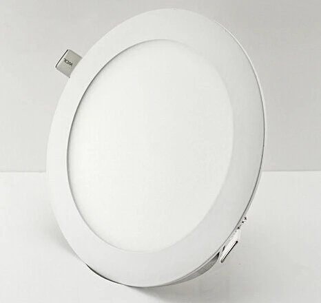 

Free shipping High lumens 9W/12W/15W Dimmable LED panel light Round Square Super Thin Cold /White/Warm White LED Downlight