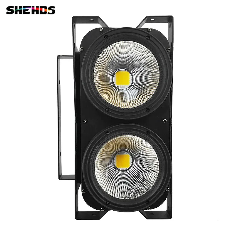 

SHEHDS New Professional Combination 2x100W LEDBblinder Light 2eyes COB LED Wash Light High Power DMX Stage Lighting COB Lamps