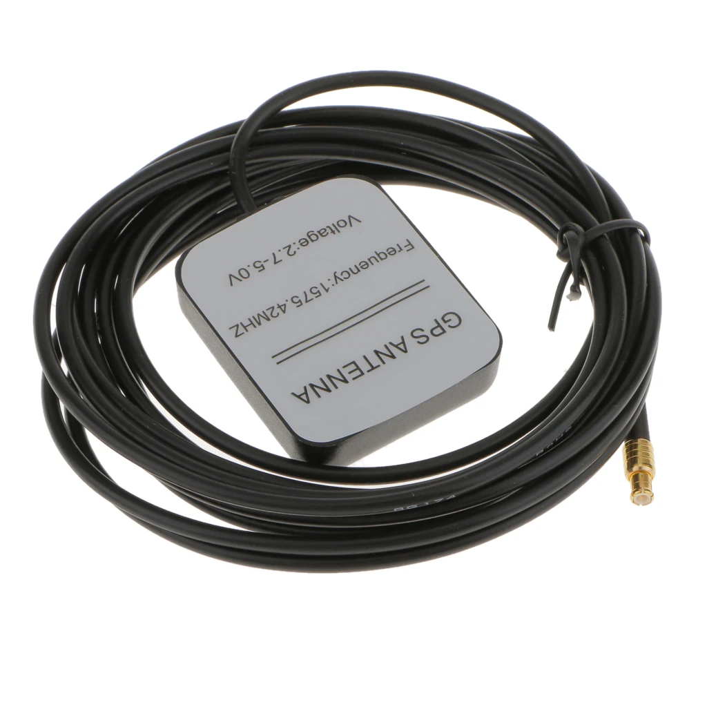  LNA Gain 1575.42MHz MCX Antenna Active Connector Cable For GPS Garmin Nuvi