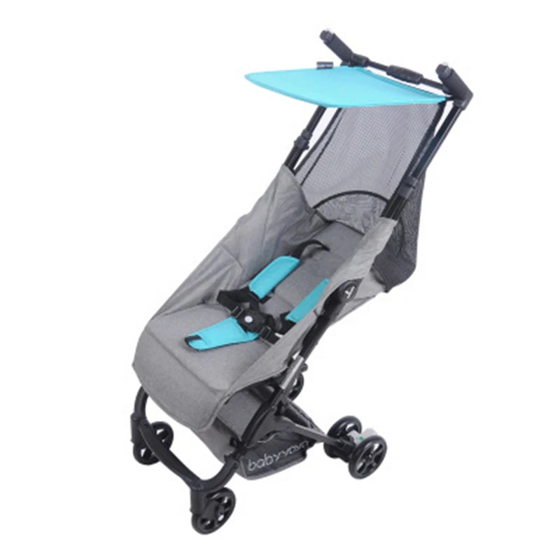 

Free shipping baby yoya ultra-light stroller can sit or lie on the plane and receive a key car folding umbrella