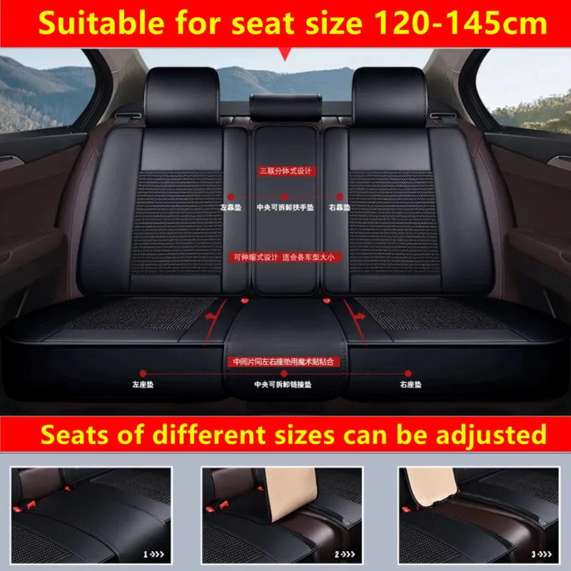 Новые кожаные универсальные чехлы на сиденья для hyundai accent elantra santa fe solaris sonata tucson 2009