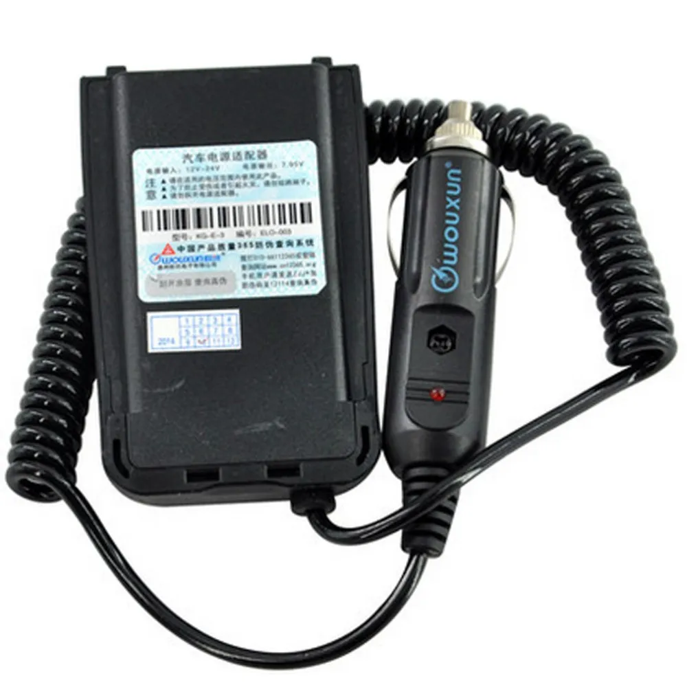Original Battery Eliminator Adapter Car Charger For WOUXUN KG-UV8D(Plus) KG-UV8D Ham Radio Hf Transceiver (1)