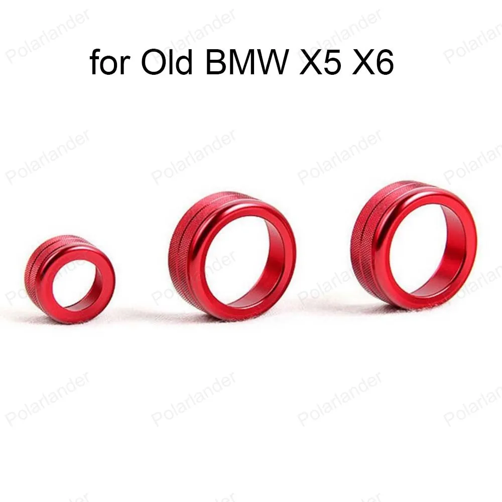 for Old BMW X5 X6 Car Air Conditioning Knob Switch Button Ring Trim