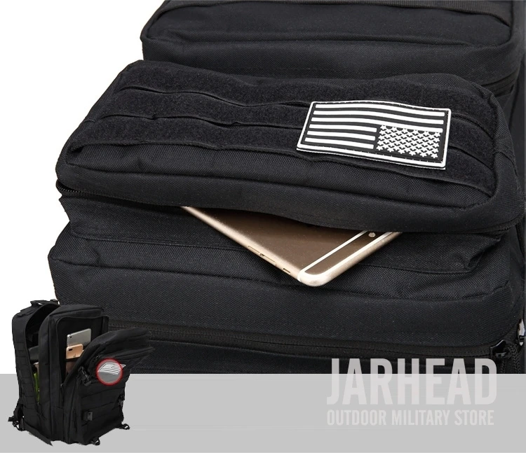 45L большой емкости мужской армейский тактический рюкзак военный штурмовой рюкзак открытый 3P EDC Molle пакет для пеших прогулок охоты кемпинга сумка