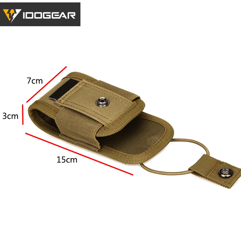 Мини сумка для радиоприемника IDO GEAR маленькая переносная рация с системой Молле