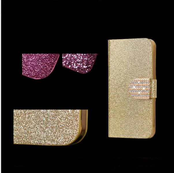 Jual Fashion Bling Glitter Flip Case Cover Untuk LG G Pro Lite D680 5.5 Inch Dual Sim D686 D685 D684 Ponsel ponsel Case dengan Slot Kartu