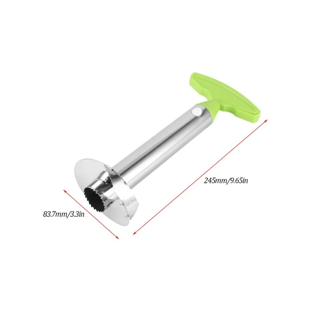 Нержавеющая сталь инструмент для очистки ананасов резак для резки нож для удаления сердцевины и нарезания кожуры Core инструмент для фруктов и овощей, нож, съемник лезвия гаджет Кухня инструменты