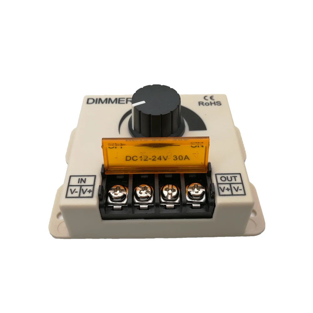 30A Светодиодные ленты Диммер 12V 24V 720W Макс большой Мощность для LED один вкл/выкл