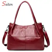 2018 Women Bag Famous Brand Ladies Handbags PU Leather Casual Tote Shoulder Bags Sac New Fashion Luxury Hand Bags Large Tote Bag