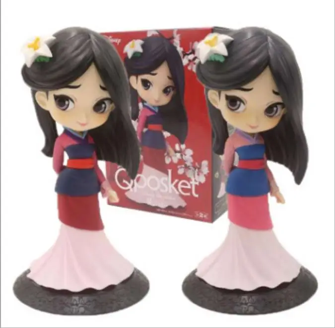 

QPosket Cute Big Eyes Mulan Dolls Figure Model Toys Gift