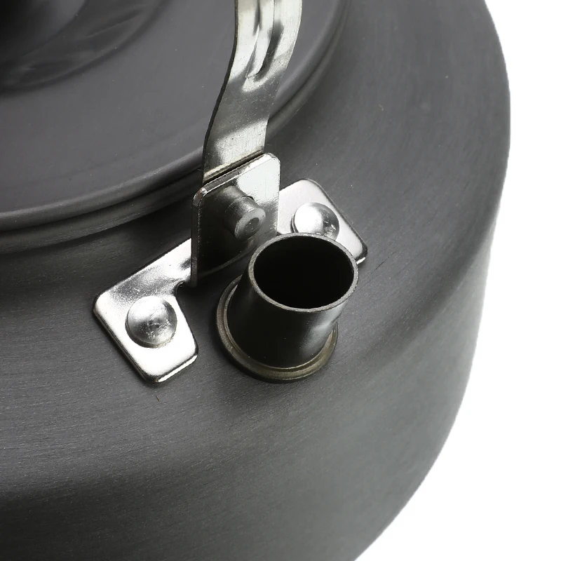 1.6L Outdoor Kettle Camping Coffee Water Teapot Aluminum Alloy Cooking Cookware Hiking Picnic Travel Tableware