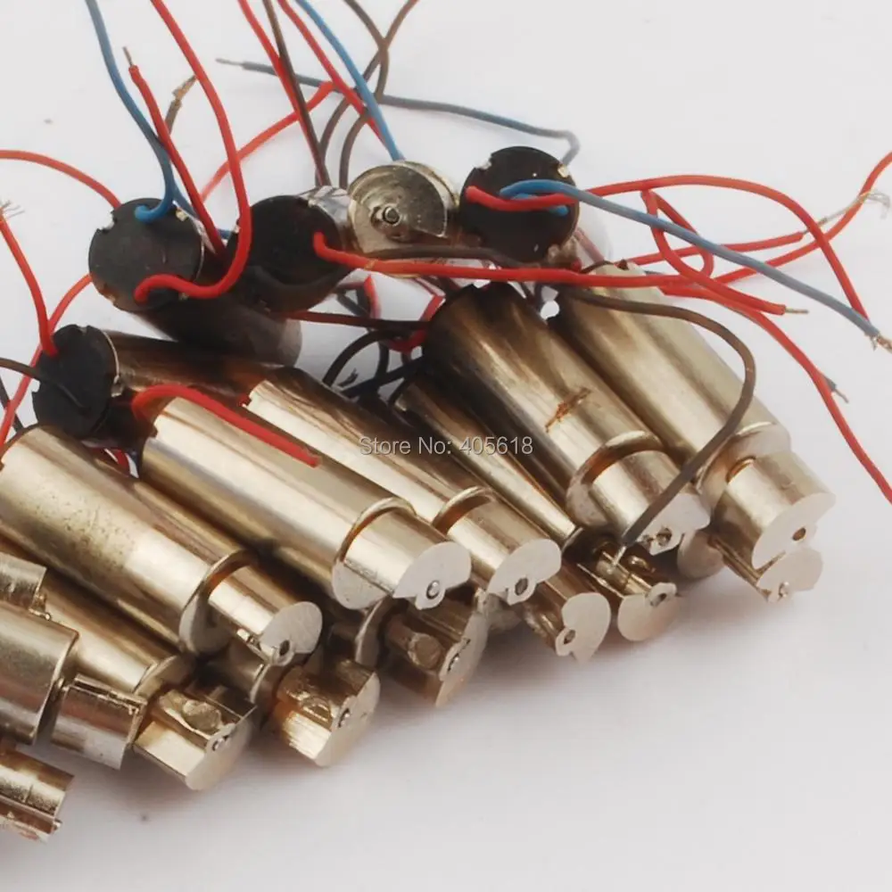 30 шт потребительских упаковок для микро двигатель постоянного тока 1,5 v-4 v Мотор шаговый двигатель с кабелем DC 19000 об/мин