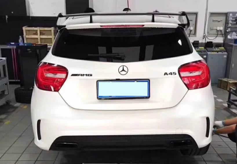Спойлер для Mercedes Benz класс W176 A45 A180 A200 A260 2013- Высокое качество углеродного волокна и ABS заднее крыло Спойлеры A45 модель