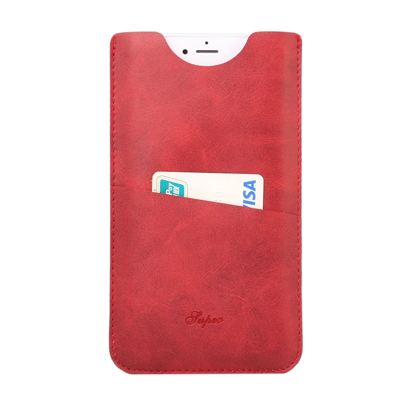 red Для Apple iPhone 7 Plus чехол для телефона PU телячьей текстуры кожаный чехол для iPhone 7 Plus телефонные разъемы для карт сумка - Цвет: red