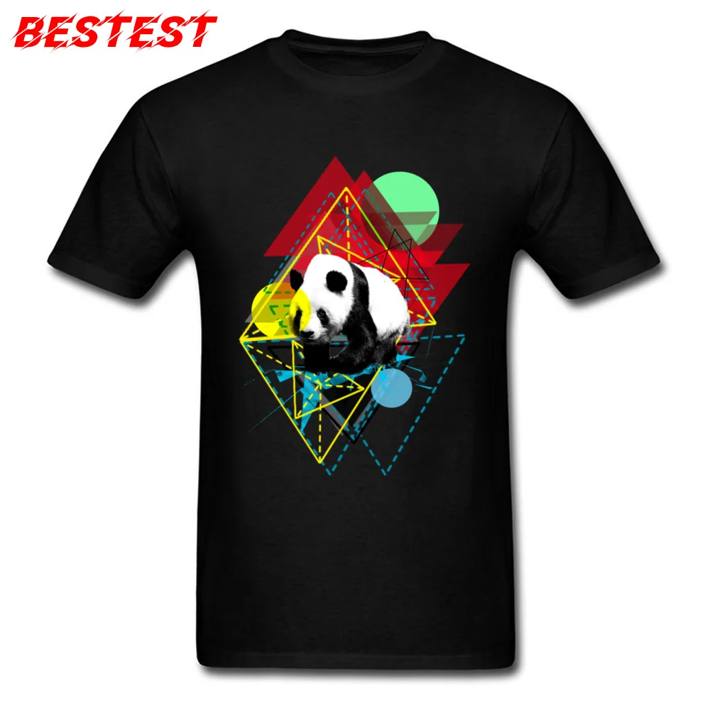 Adventurous Panda 100% Cotton Tops T Shirt for Students Fitness Tight Tshirts Coupons O Neck Top T-shirts Short Sleeve Adventurous Panda black