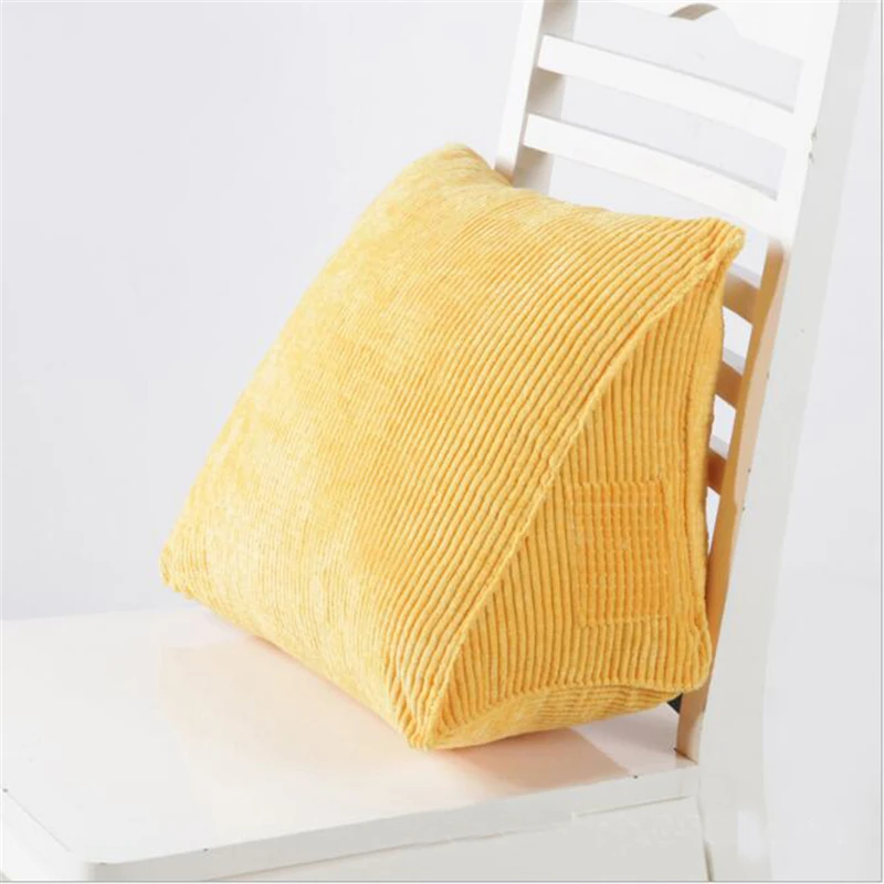 IROYAL Solid Design Cushion Removable and Washable Lumbar Pillow Office Chair Car Pillow Lumbar Pad Comfortable Pillows