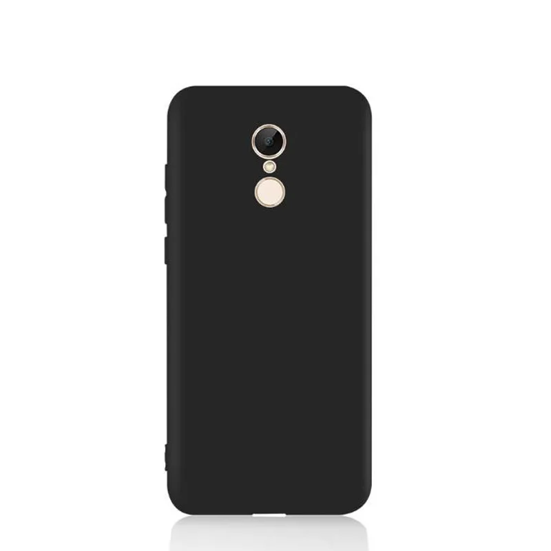 Роскошный Матовый Мягкий силиконовый чехол для Xiaomi Redmi Note 4X чехол для Xiaomi Redmi Note 4X Note4 4 глобальная версия чехол для телефона - Цвет: Black