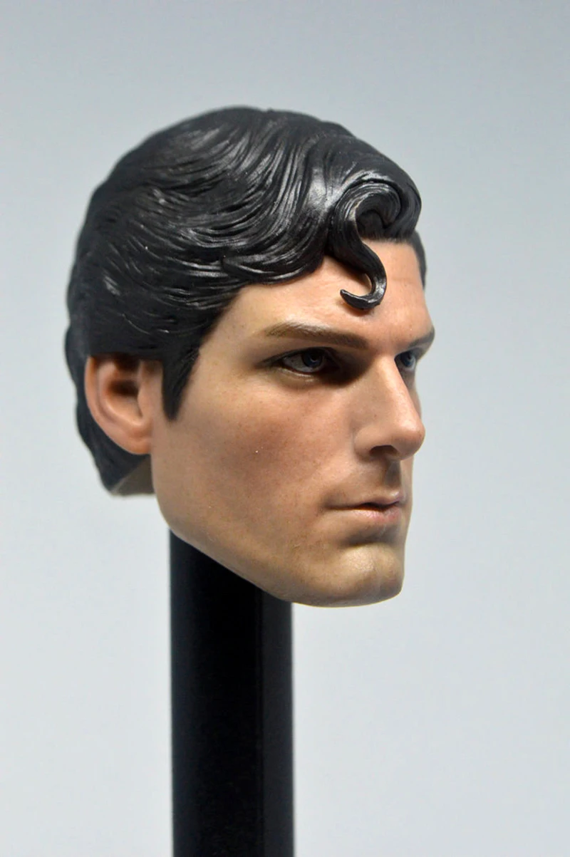1/6 Scale 1978 Christopher Reeve Superman Head Sculpt Head Carving Model Collectible Doll Toys Accessories 1/6 Scale 1978 Christopher Reeve Superman Head Sculpt Head Carving Model Collectible Doll Toys Accessories