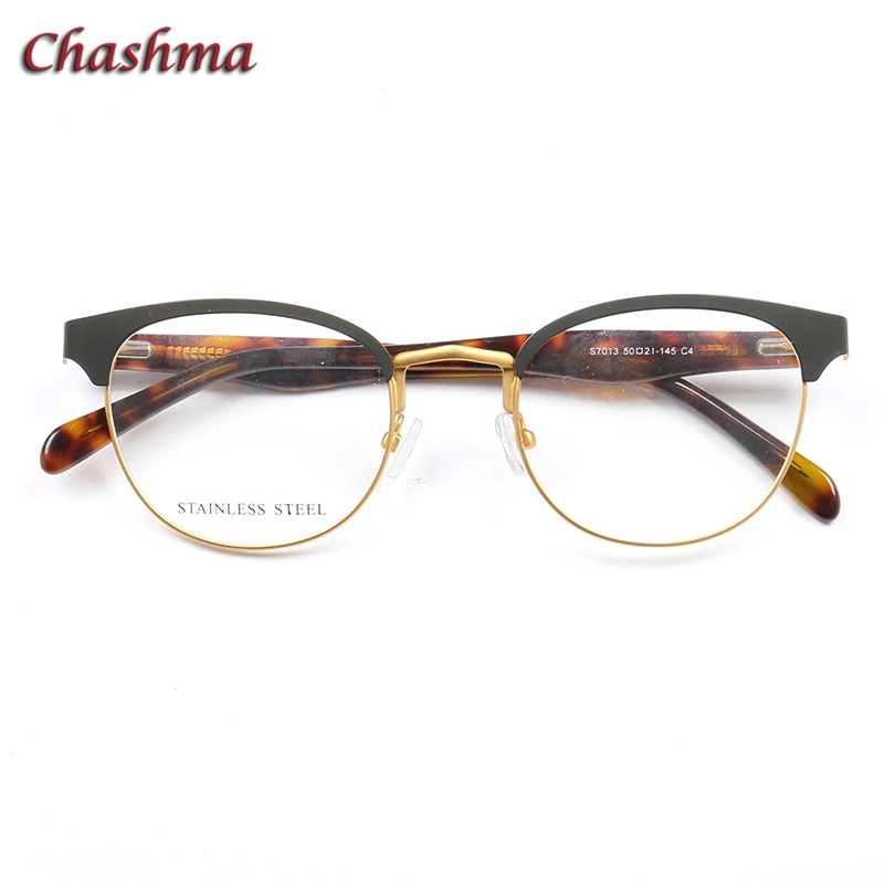 Маленькие женские очки кошачий глаз gafas mujer lente, оправа из нержавеющей стали, Женские оправы для очков по рецепту, линзы
