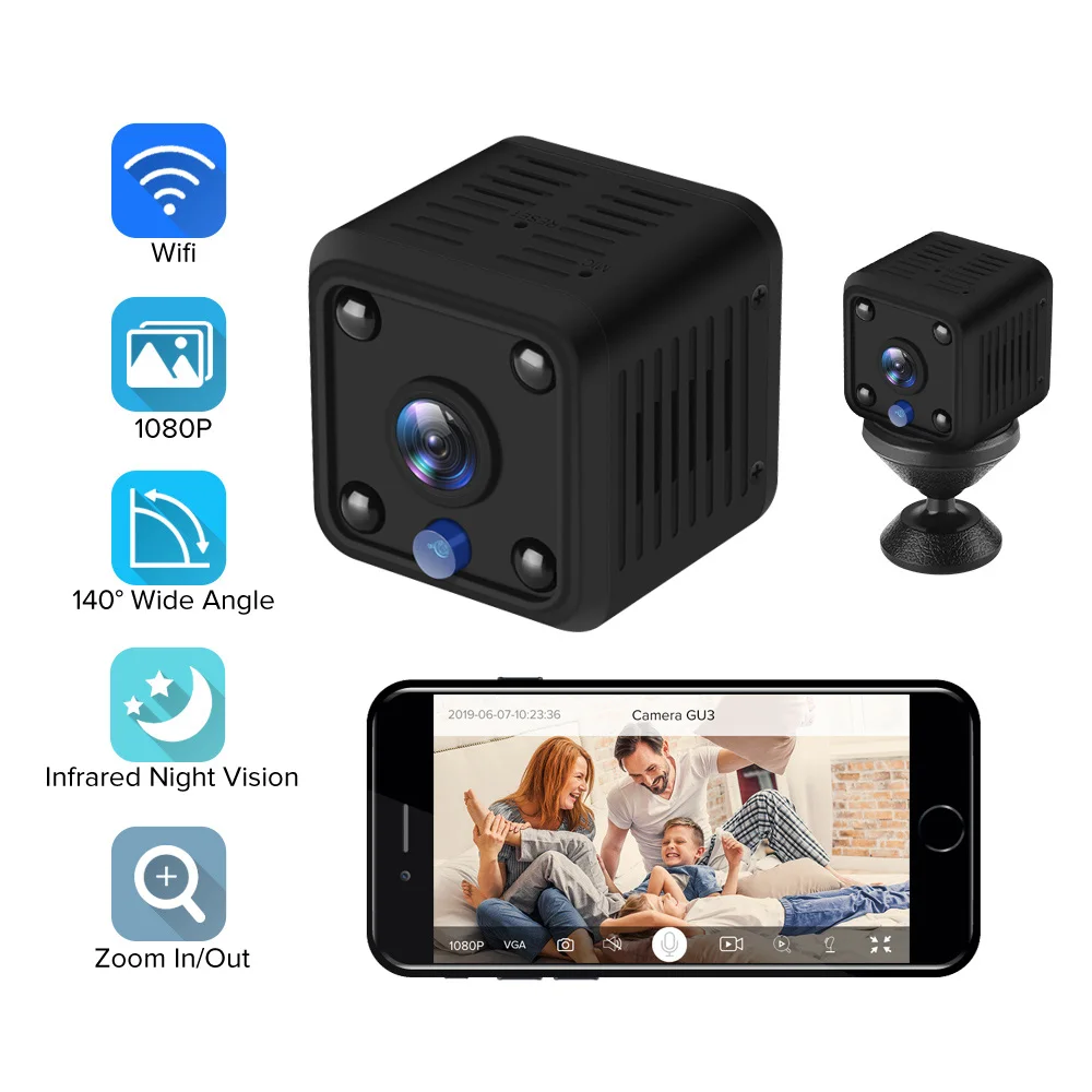 Boblov 1080 P Мини Wifi камера Беспроводные ip камеры для домашней безопасности