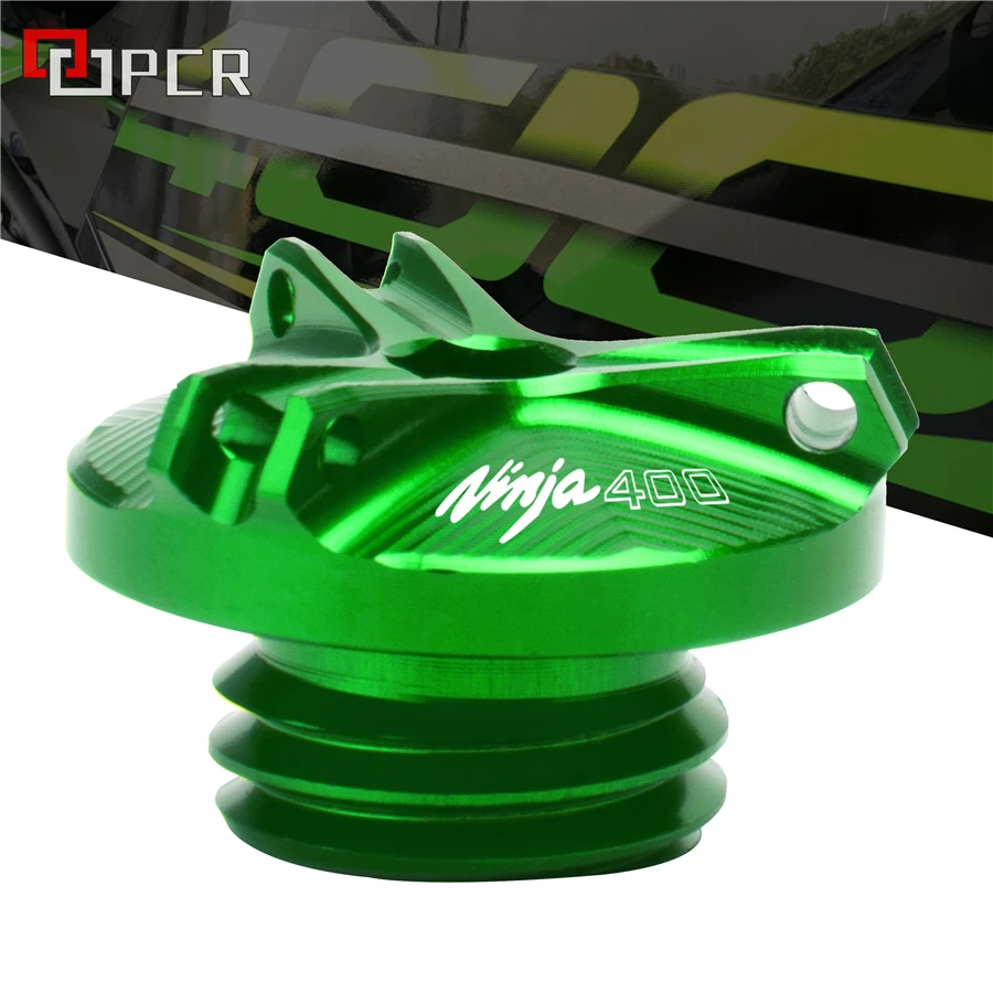 

Aluminum Oil Filler Cap Plug cover For KAWASAKI NINJA 400 Ninja400 2018 Motorcycle Accessories