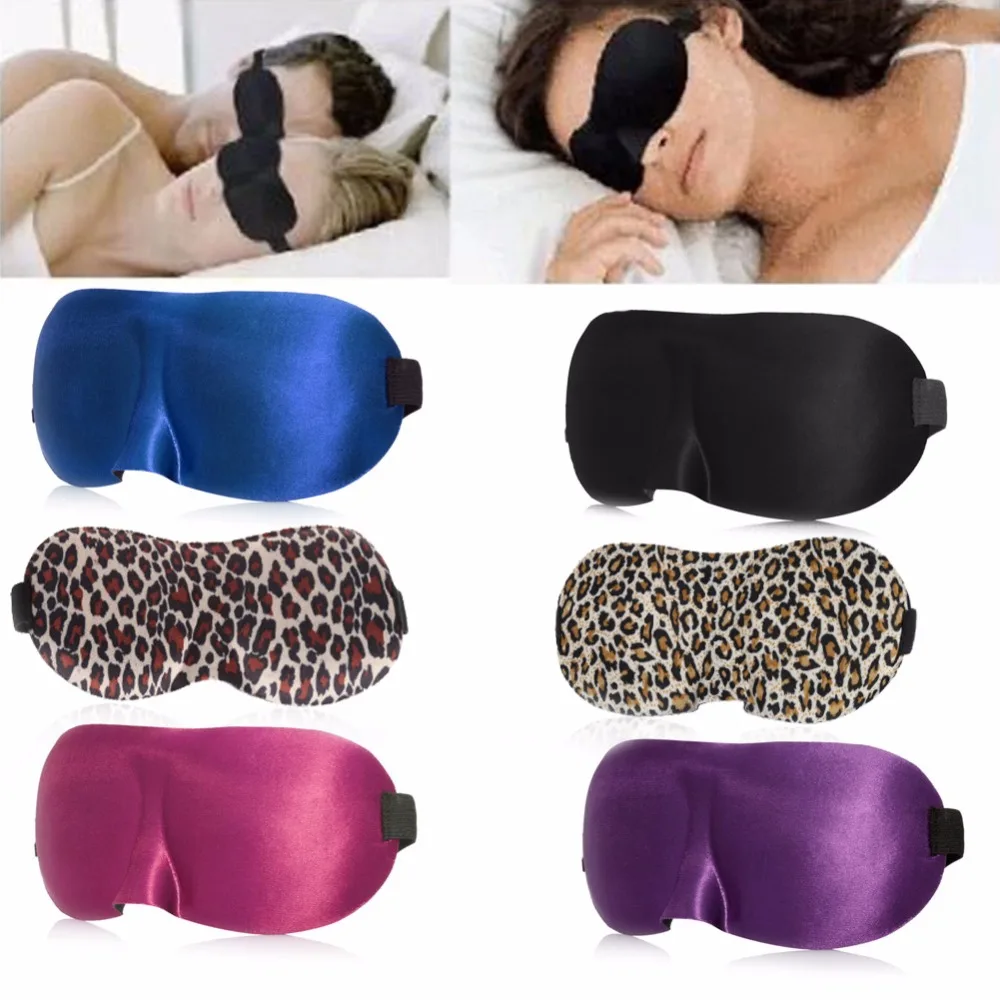 

3D Eye Mask Shade Cover Rest Sleep Eyepatch Blindfold Shield Travel Sleeping Aid #H027#