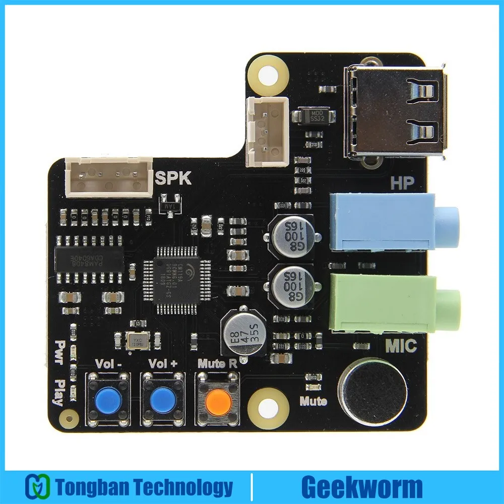 Raspberry Pi X350 микрофонный вход/аудио вход и выход USB аудио карта для ПК/Raspberry 3 Model B +