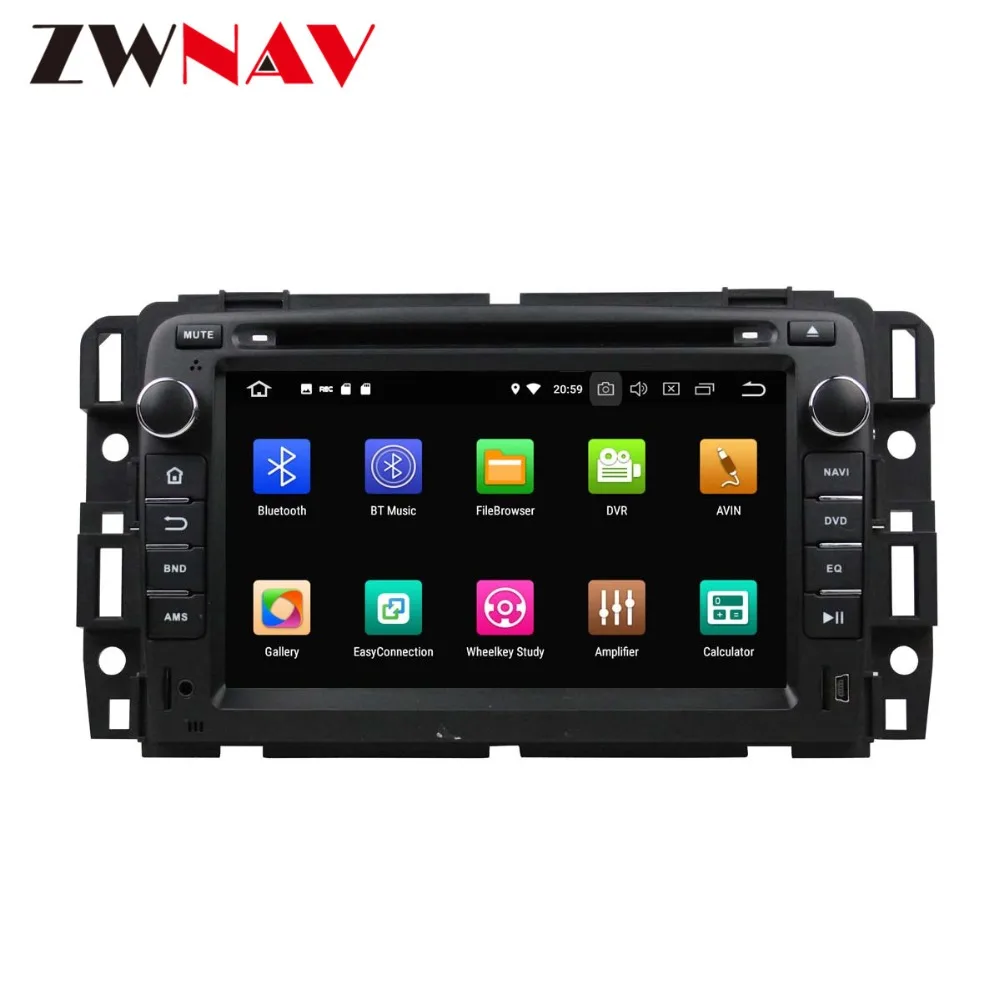 Perfect Android 8 4+32G Car DVD Player GPS navigation For GMC Yukon/Tahoe 2007-2012 head unit multimedia player tape recorder 4