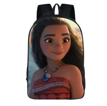 

Anime Moana Princes Backpack For Teenagers Boys Girls School Bags Sans vaiana Travel Bag Children Bookbag Shoulder Backpacks