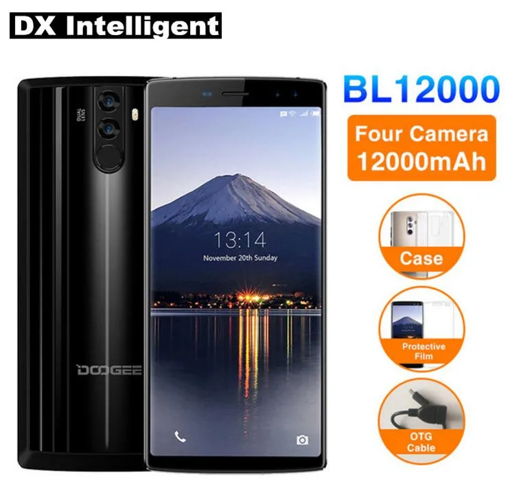 DOOGEE BL12000 18:9 дюймов 6 0 полный дисплей 12000 мАч мобильный телефон MT6750T Octa Core 4 Гб