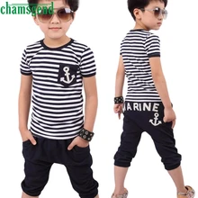 Conjunto marine manga corta