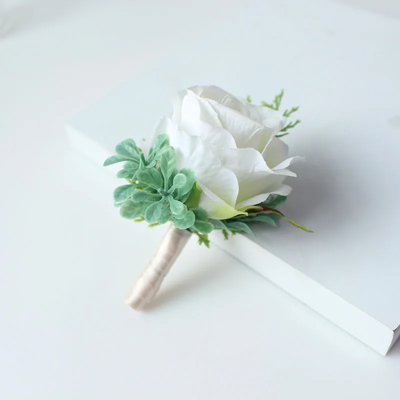 wedding boutonniere corsage groom  (34)