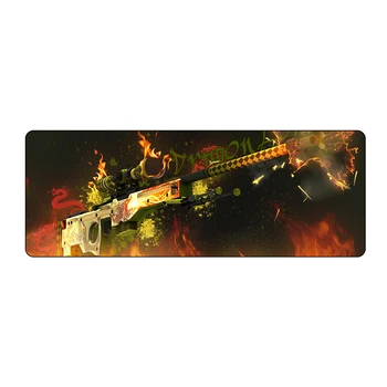 

800*300*2 large gaming mouse pad for CS GO AWP Dragon lore for CSGO game mousepad XL gamer mause pad locked edge mouse mat long