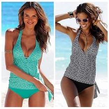 Tummy Control Swimsuit Plus Size Women Swimwear 2019 Sexy Tankini Swimsuit Vintage Print Ruched Bathing Suit Halter Bikini Beach Tummy Control Swimsuit Plus Size Women Swimwear 2019 Sexy Tankini Swimsuit Vintage Print Ruched Bathing Suit Halter Bikini Beach