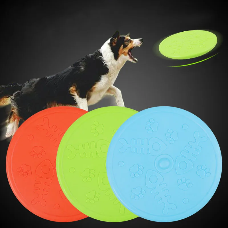 Dog Flying Disc Toy for Small Medium Large Dogs Non toxic Natural