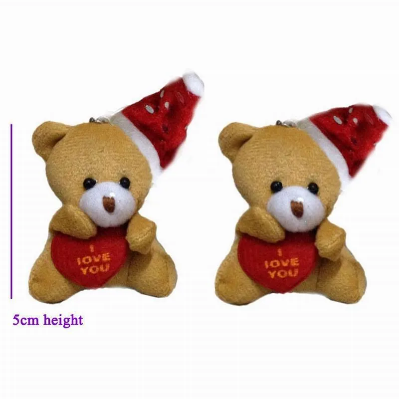 5cm heart teddy bear with hat 5