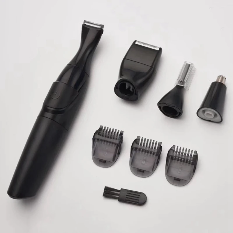 4 in 1 Waterproof Grooming Trimmer Hair Clipper Kit Shaver Electric Precision Eyebrow Beard Trimmer for Men Stubble Facial Sha