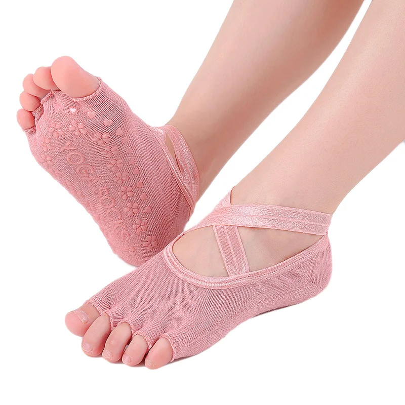 Buy Women Yoga Open Toes Socks Gym Dance Sport