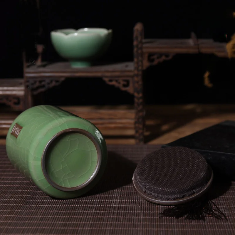 Традиционное ремесло керамические чайные конфеты герметичная коробка для галстука guan yin/da hong pao/jin jun mei/красный чай/macha чайная коробка
