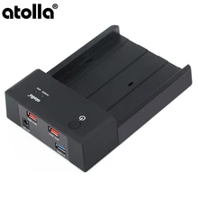 atolla SATA to USB 3.0 HDD Enclosure External Hard Drive Docking Station for 2.5 3.5 inch HDD/SSD with 2 Data/Charging USB Port atolla SATA to USB 3.0 HDD Enclosure External Hard Drive Docking Station for 2.5 3.5 inch HDD/SSD with 2 Data/Charging USB Port