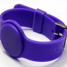 100 шт. rfid-браслетов 13,56 мГц Фудань s50 NFC-метка регулируемый браслет rfid с один цвет печати и нумерации