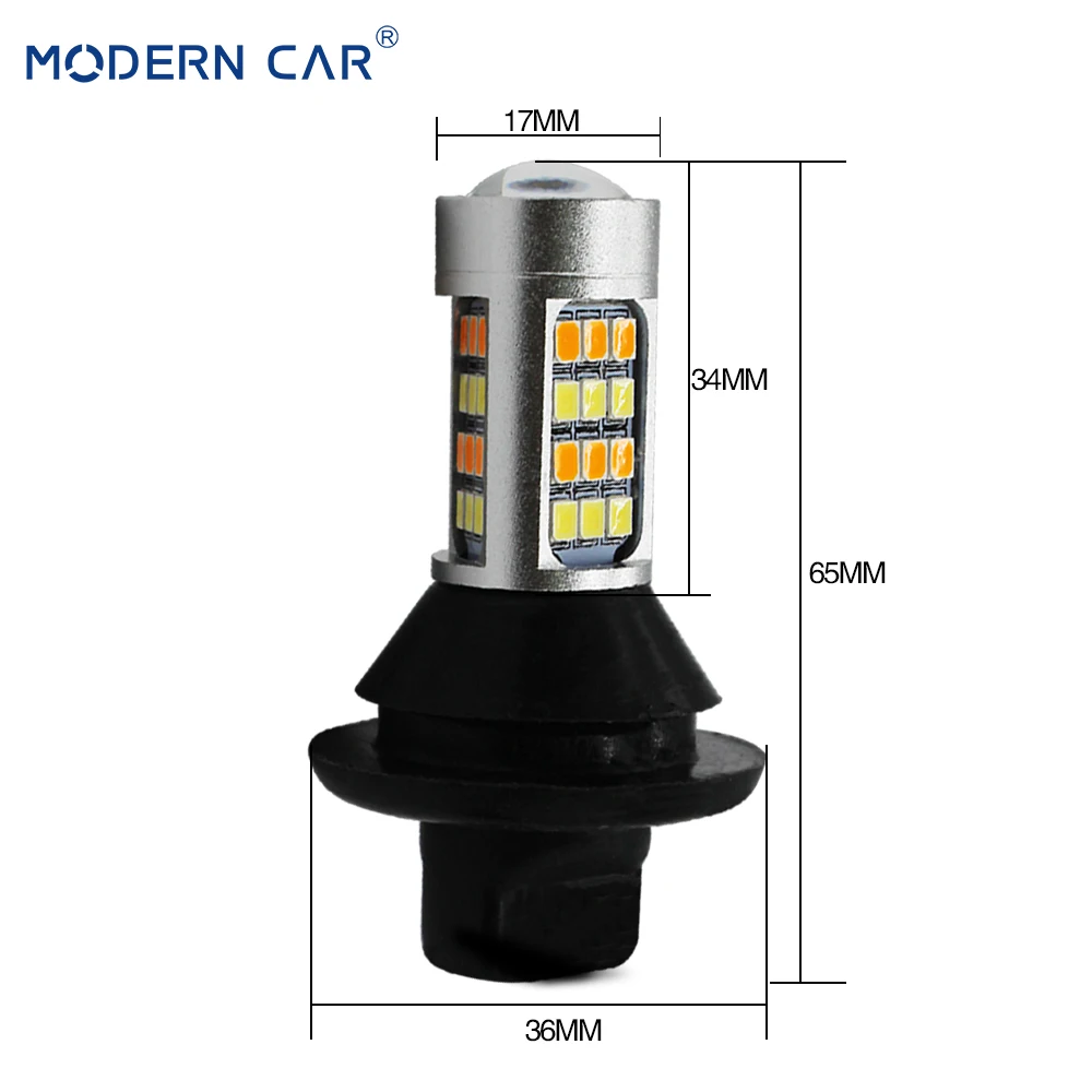 MODERN CAR P21W/Bau15s Ba15s 1156 PY21W/T20 7440 T25 3156 LED Day Lights Bulb WY21W 60W 42SMD 2835 Chips DRL+Turn Signal Lights MODERN CAR P21W/Bau15s Ba15s 1156 PY21W/T20 7440 T25 3156 LED Day Lights Bulb WY21W 60W 42SMD 2835 Chips DRL+Turn Signal Lights