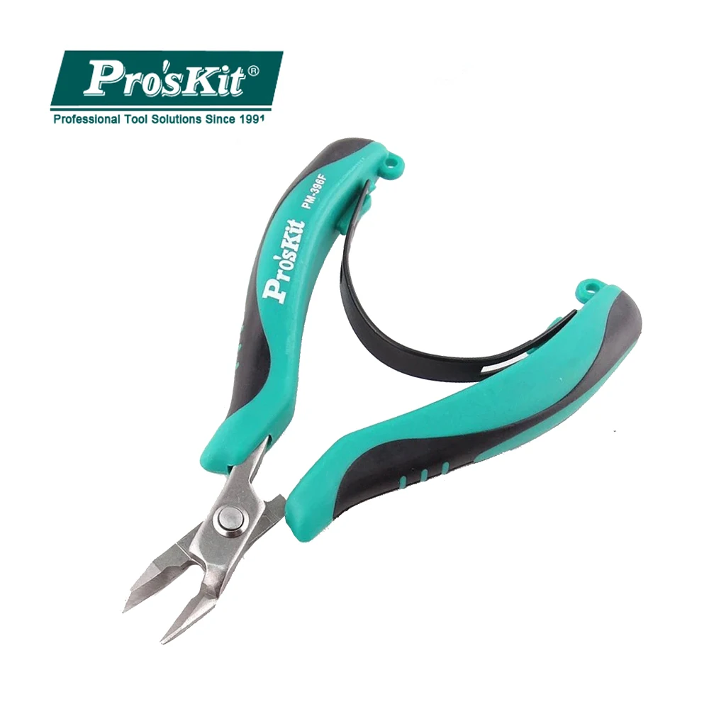 

100% Original Pro'sKit PM-396F Forceps Diagonal Pliers For Electrical Beading Cable Wire Side Cutter