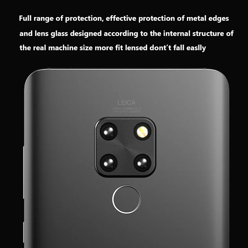 JONSNOW 360 полная защита металлическая объектива камеры для huawei mate 20 Pro 20X прозрачное