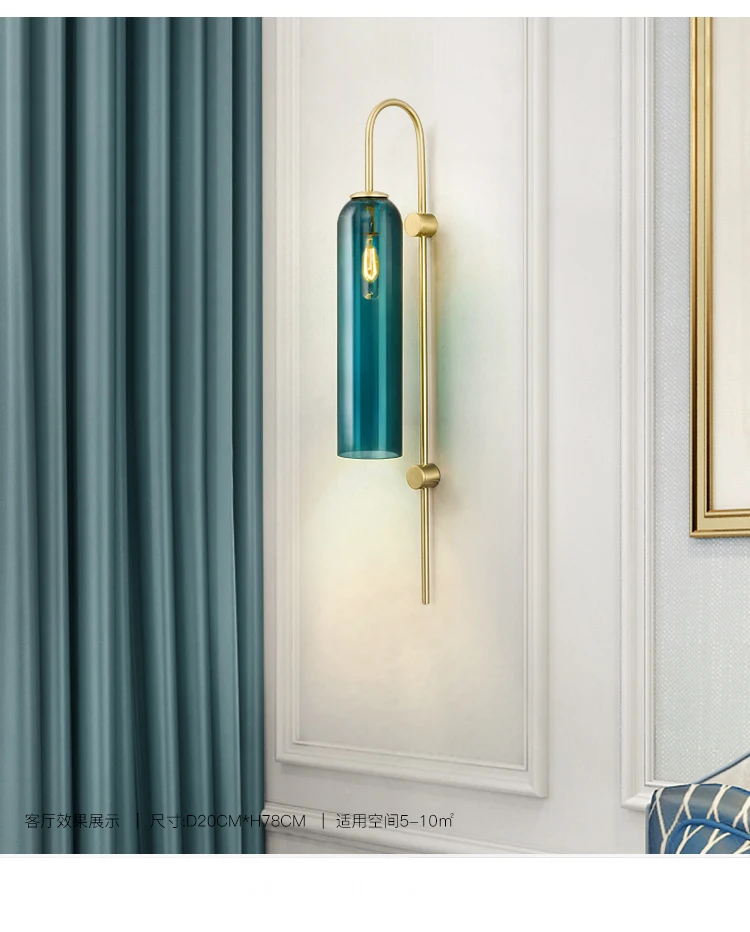 

Nordic Creative BedroomArt Simply Glass Dining Room Hotel Designer Studio Light Hanging Light Fixtures Free Shipping