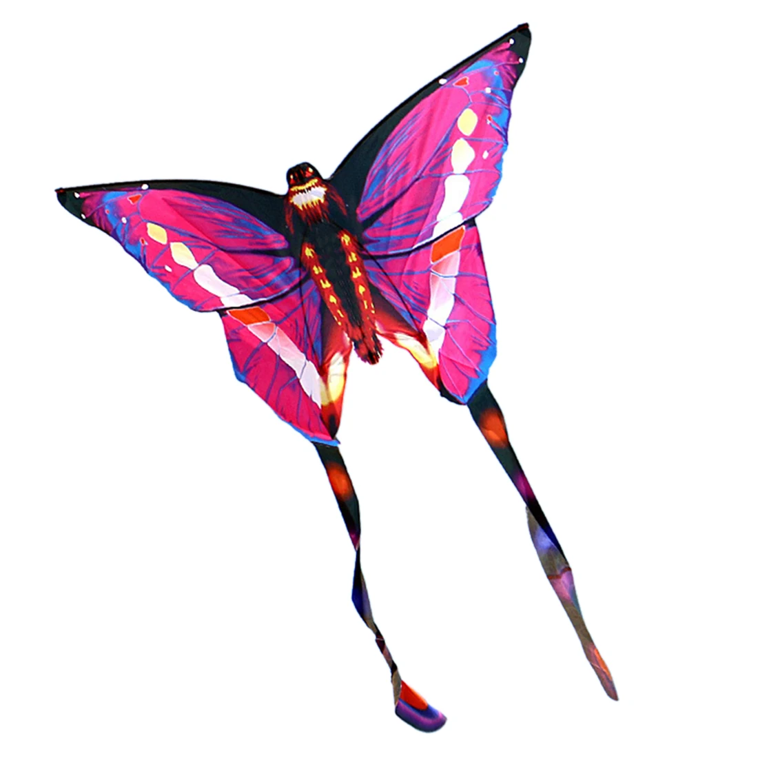 

New Hot Outdoor Triangle Butterfly Kite Butterfly Kite Triangle Kite Without Line - Pink