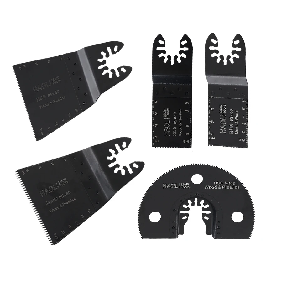Quick change 5pcs Oscillating Tool Saw Blades Accessories fit for